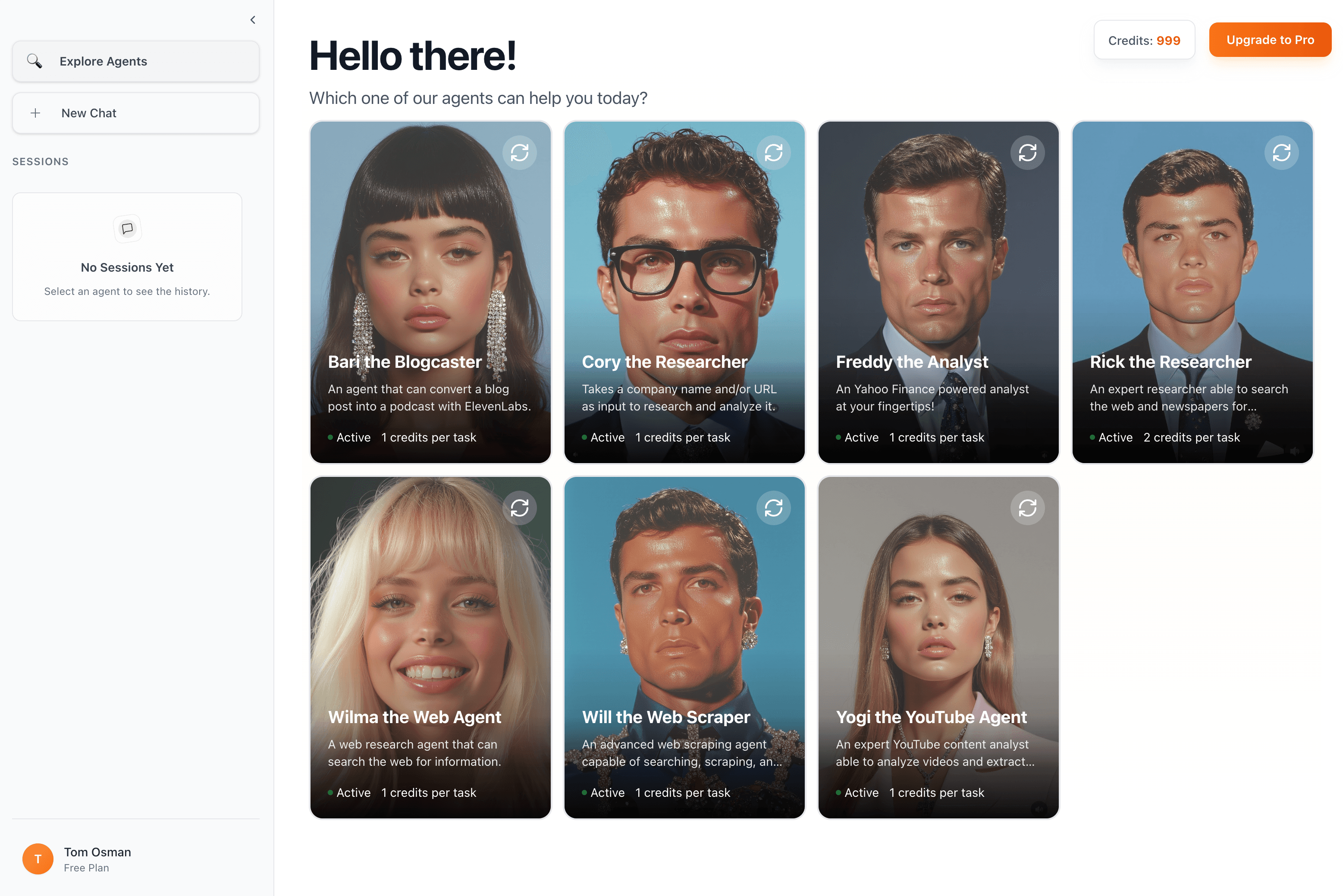 HeyShiny AI Agent Interface